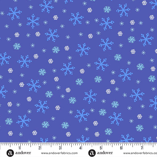 Snowflake - Indigo - A-1462-P