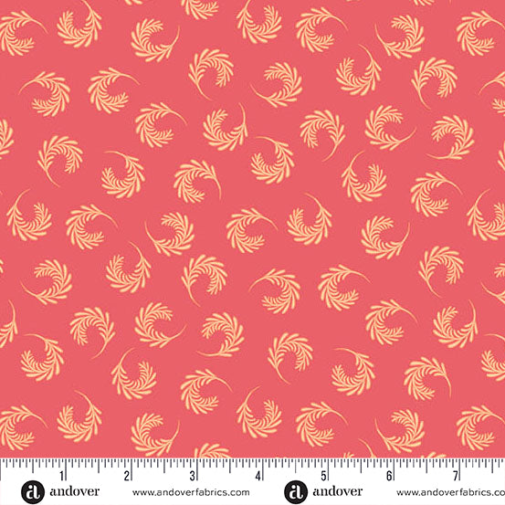 Molly's Magic - Swirling Sprays - Coral - A-1502-O