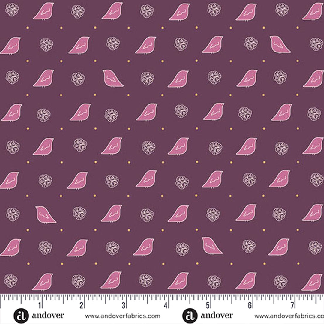 A Song To Sing - Widdershins Wren - Eggplant - A-1705-P