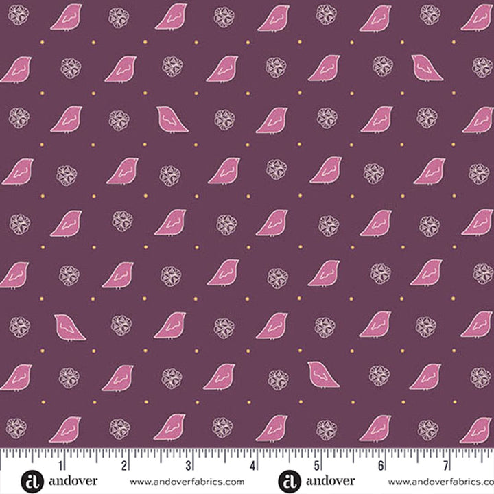 A Song To Sing - Widdershins Wren - Eggplant - A-1705-P