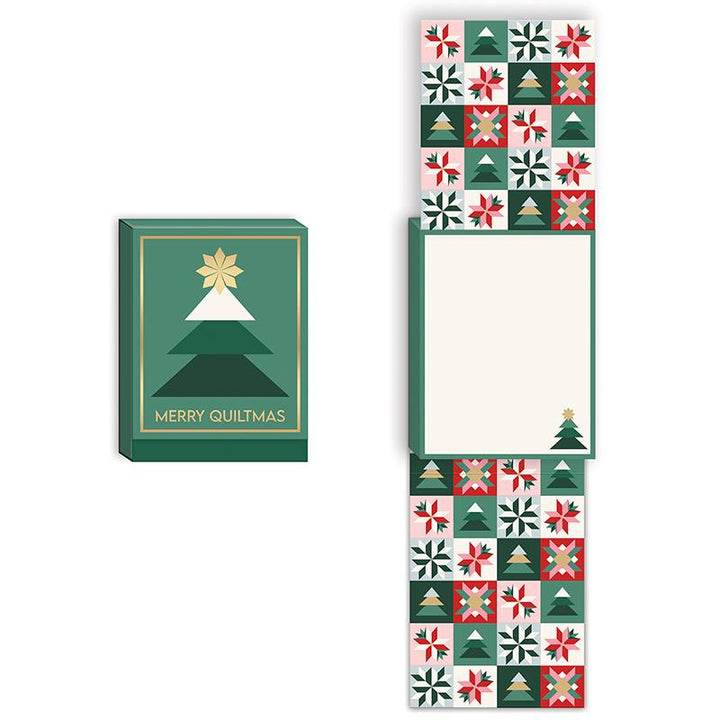 Pocket Notebook - Quilty Christmas