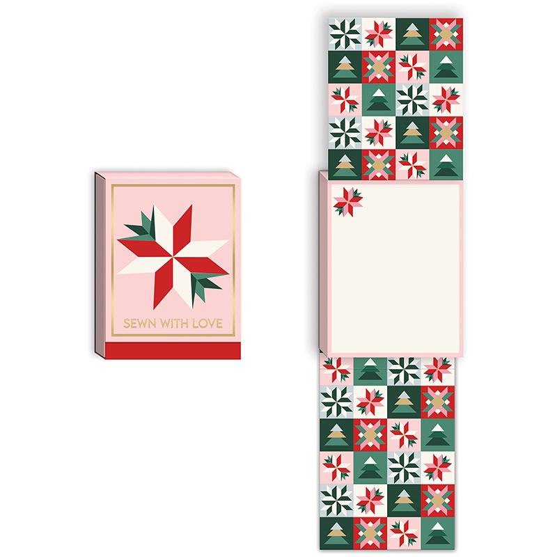 Pocket Notebook - Quilty Christmas