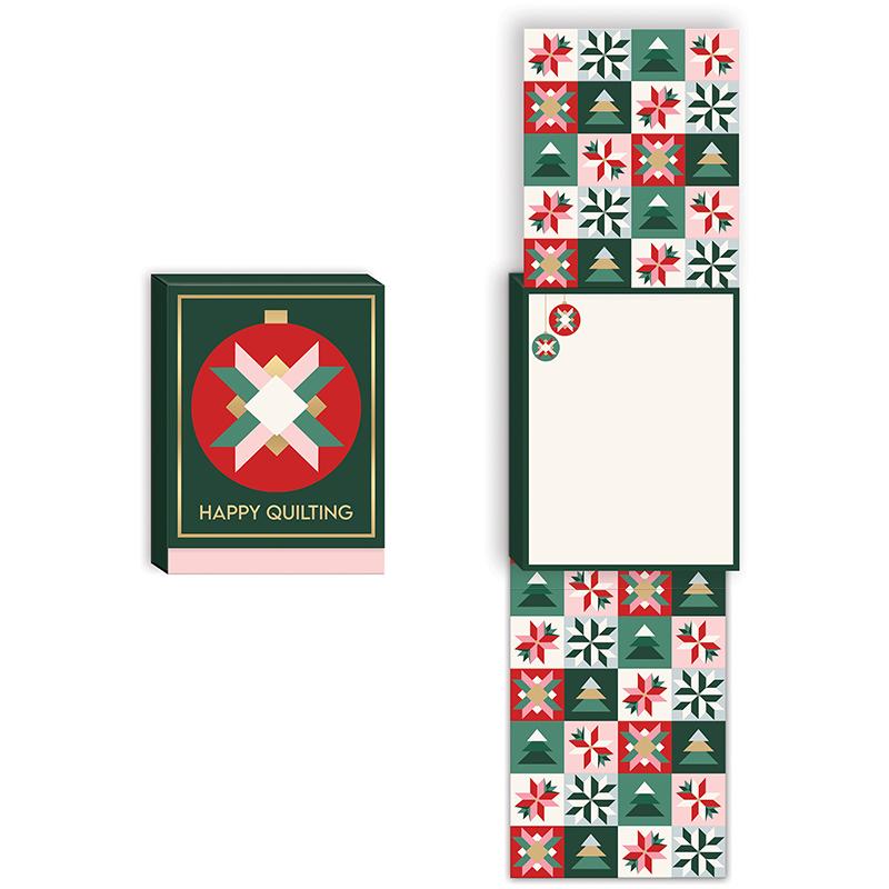 Pocket Notebook - Quilty Christmas