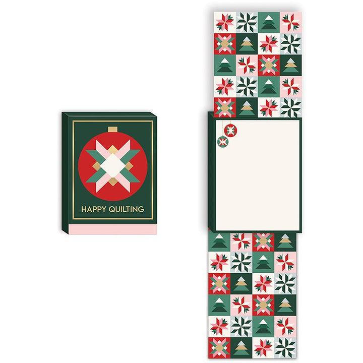 Pocket Notebook - Quilty Christmas