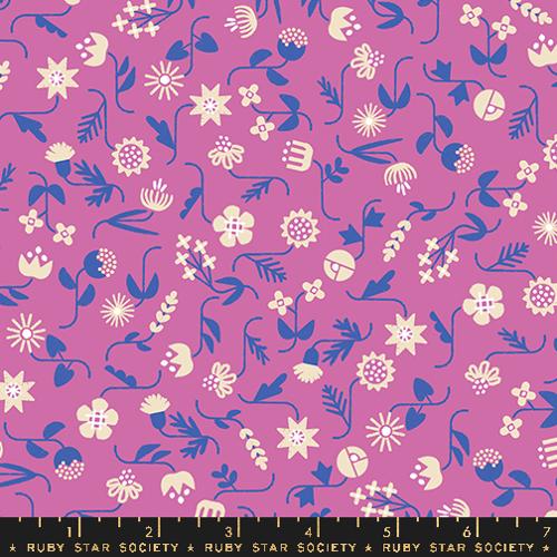 Salutations - RSS - Flowery Florals - Heliotrope - RS1095 14