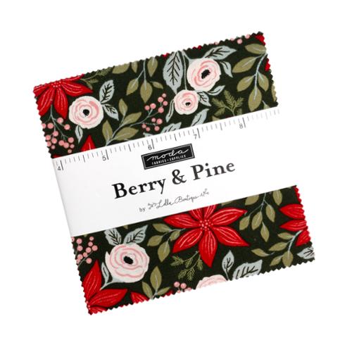 Berry and Pine - 42 pc 5" Charm Pack - Lella Boutique