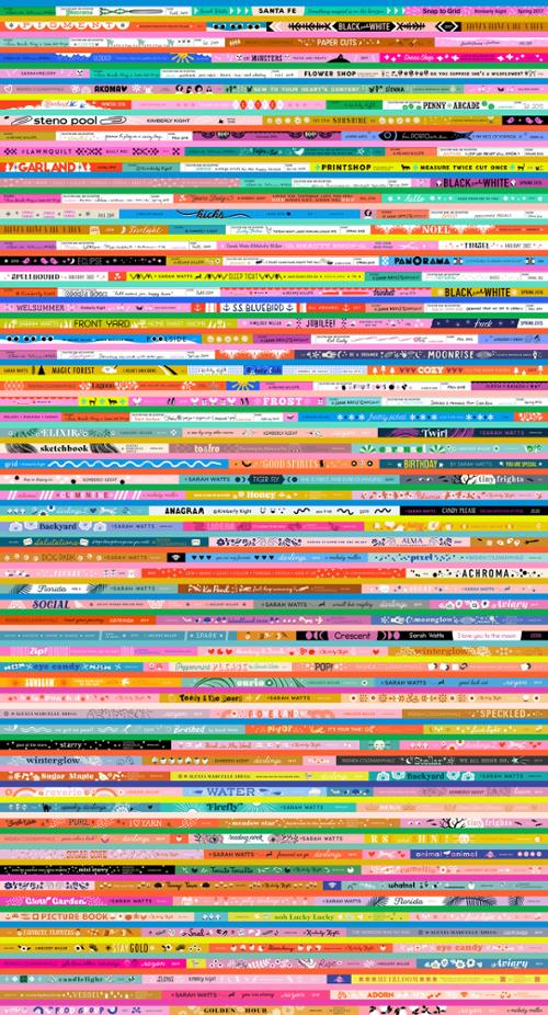 Selvedge Magic - Multi - Novelty Texts and Words - RS5179 11