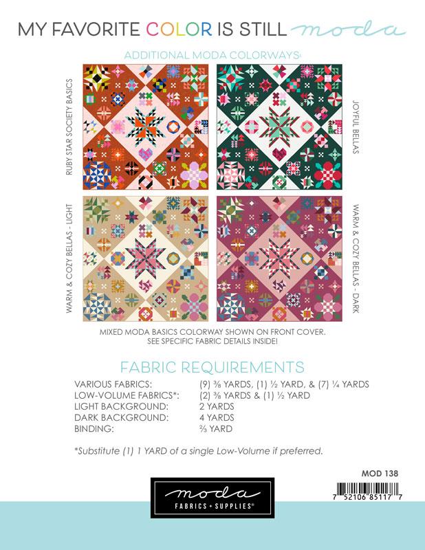 My Favorite Color is Still Moda Pattern