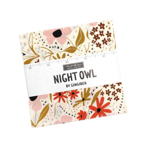 Night Owl - Gingiber - 5" Charm Pack