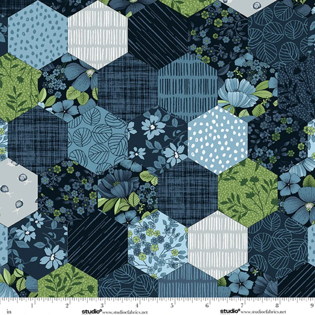 Bar Harbor - Chelsea Design Works - 9087-77- Indigo