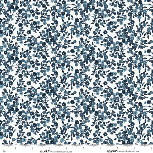 Bar Harbor - Chelsea Design Works - 9089-07- Sea Salt/Dark Blue