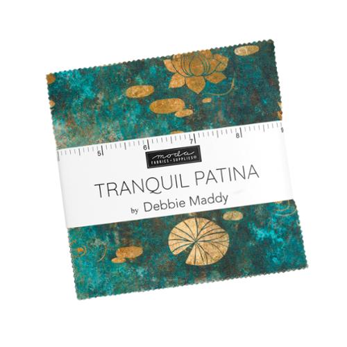 Tranquil Patina - Debbie Maddy - 5" Charms - 42pc