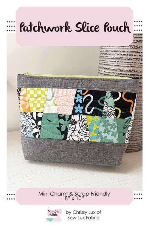 Patchwork Slice Pouch - Sew Lux Fabric