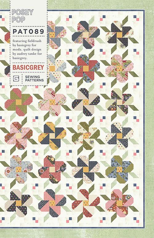 Posey Pop Quilt Pattern - Basic Grey
