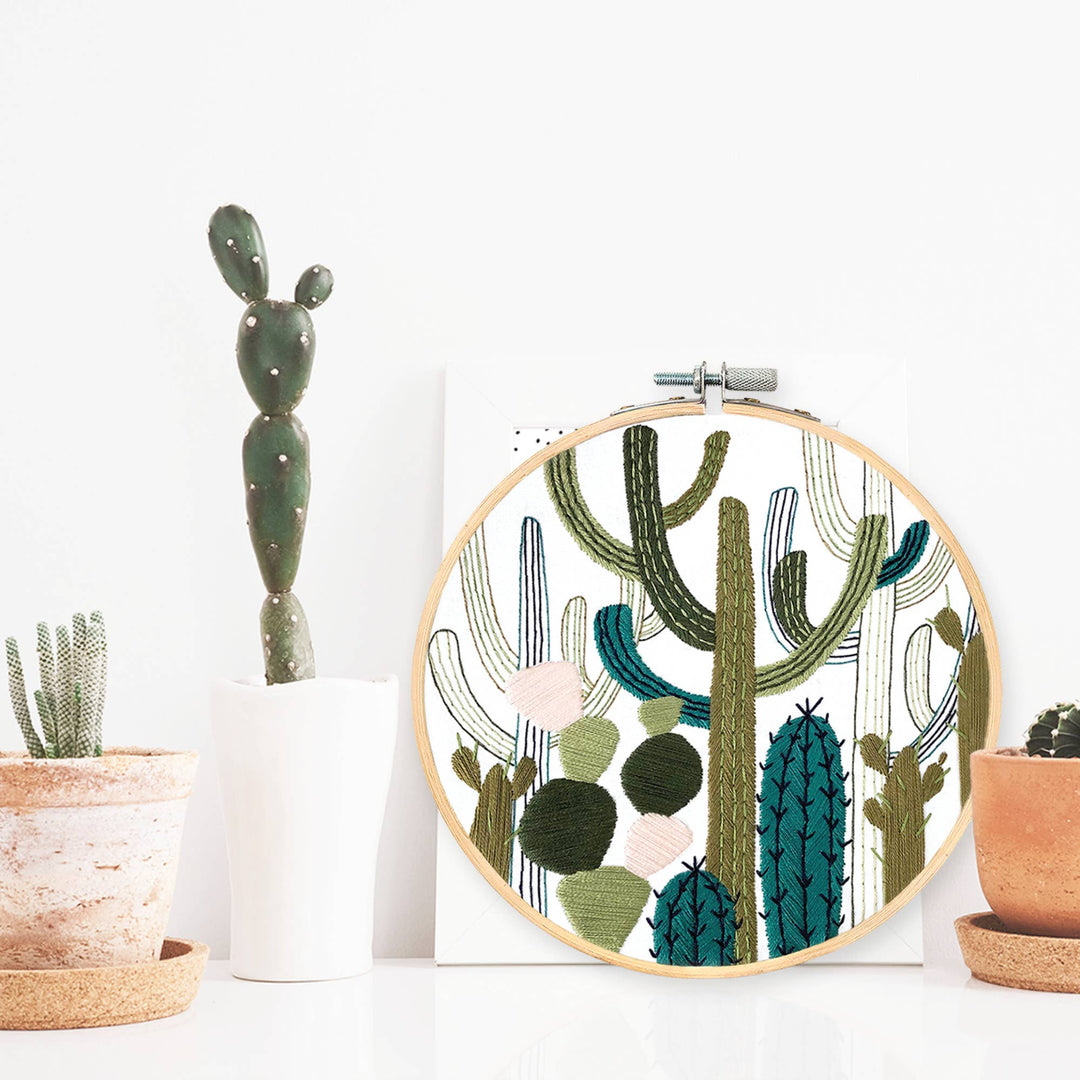 Cactus Garden - embroidery kit