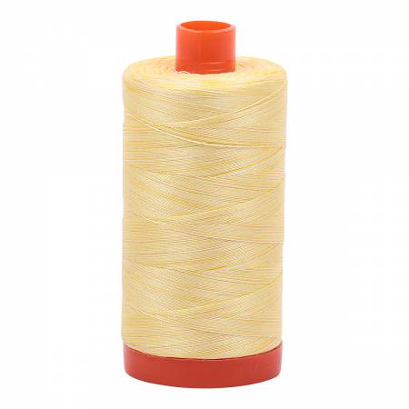 Aurifil Mako Cotton Thread 50WT - 3910 Variegated Lemon Ice