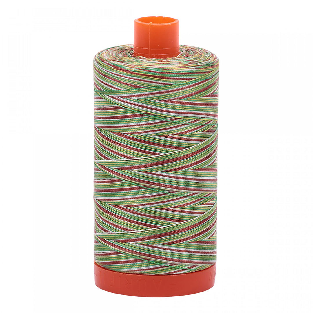 Aurifil Mako Cotton Thread 50WT - 4650 - Variegated Leaves