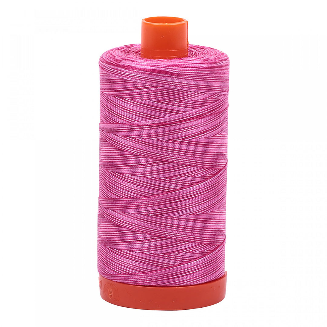 Aurifil Mako Cotton Thread 50WT - 4660 Variegated Pink
