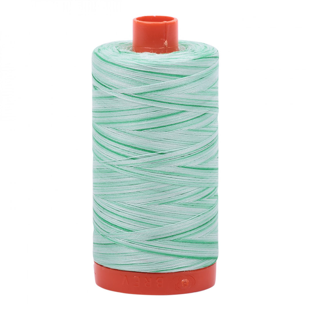Aurifil Mako Cotton Thread 50WT - 4661 Variegated Green