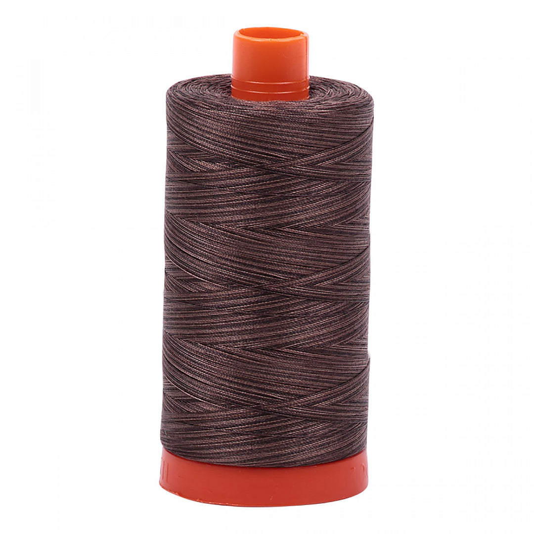 Aurifil Mako Cotton Thread 50WT - 4671 - Variegated Brown
