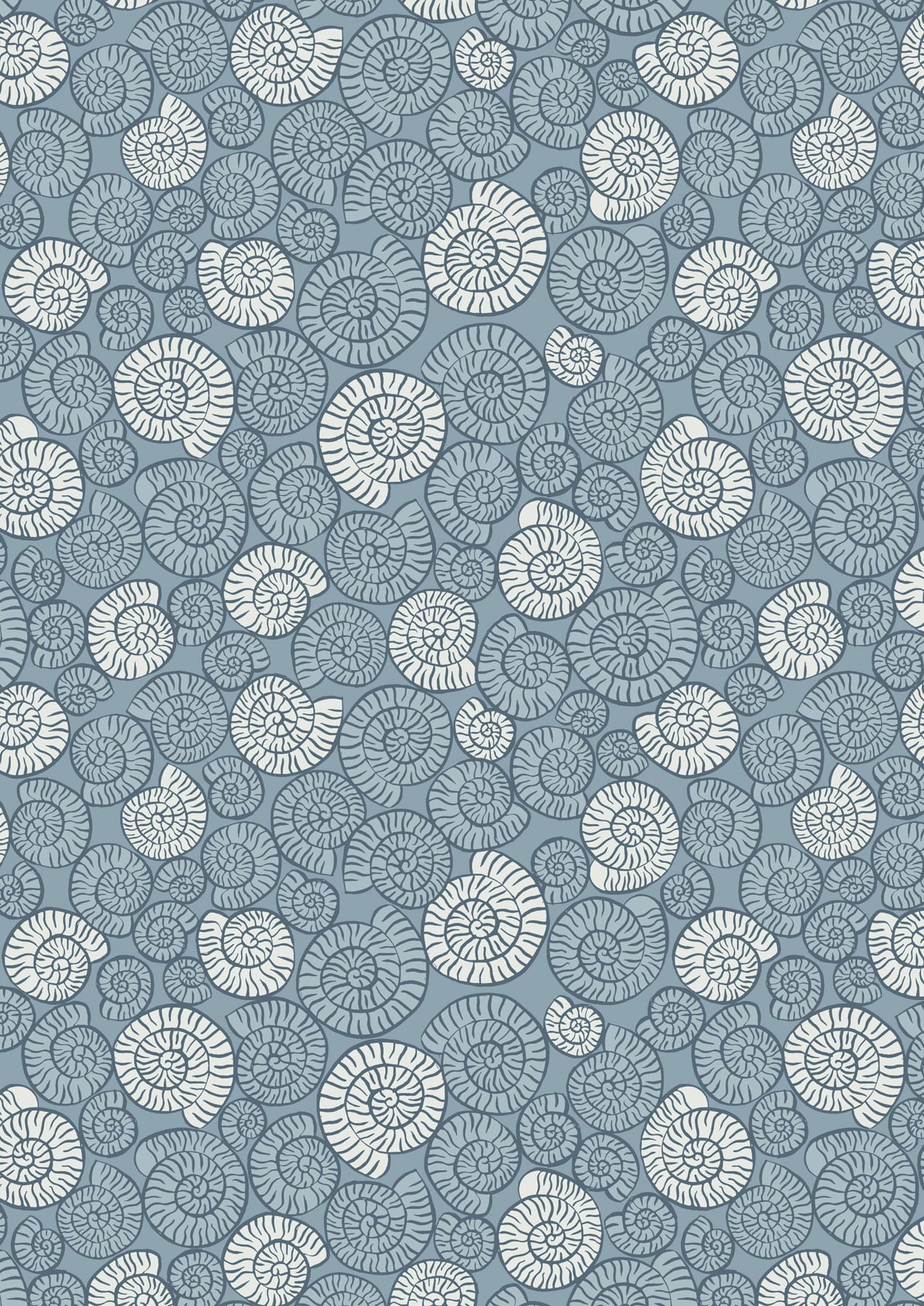 Dino Glow - Ammonites - Slate Grey (Glow in the Dark) - A673.2