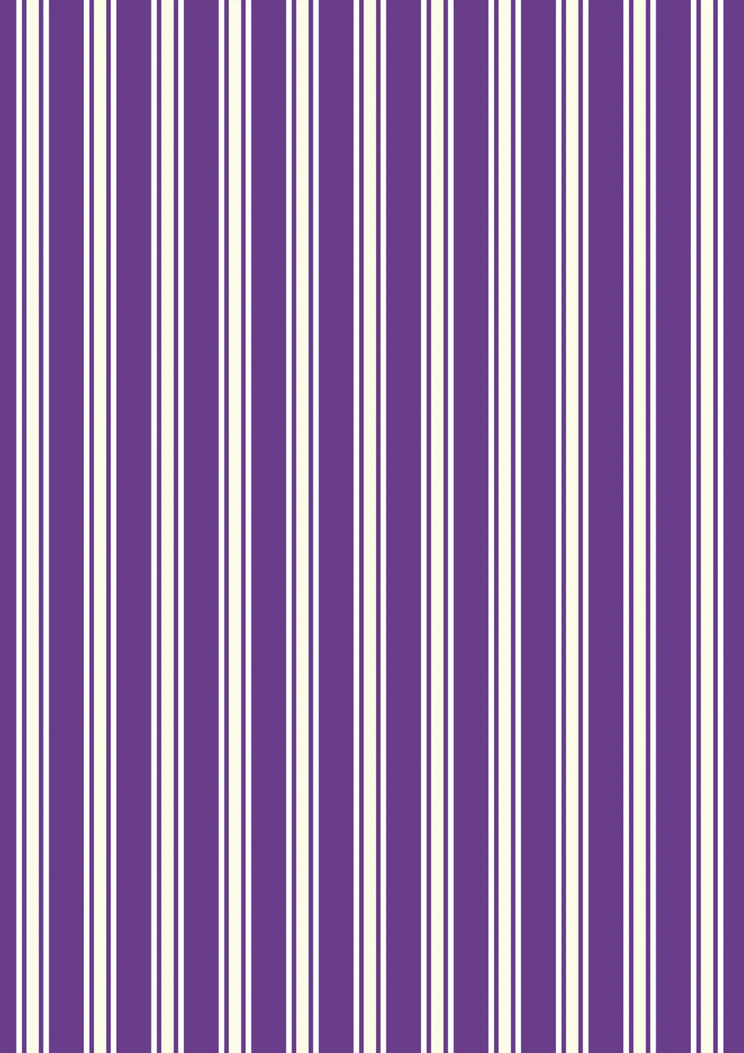 Witchy Woods - Terrifying Ticking Stripe on Spooky Purple - A883B
