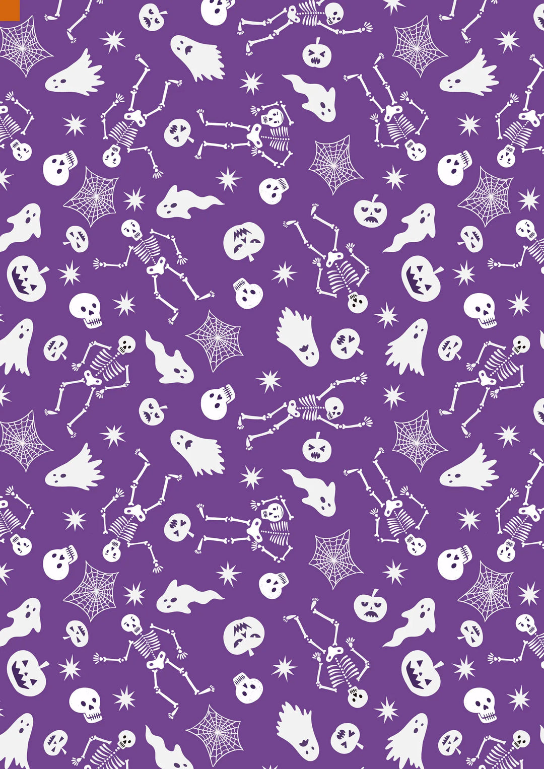 Witchy Woods - Spooky Friends on Purple - A885B