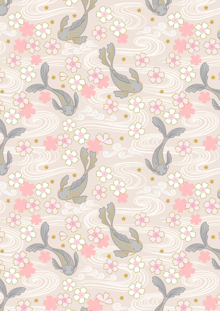 Sakura - Sakura Koi - Warm Neutral with Gold Metallic - A919A