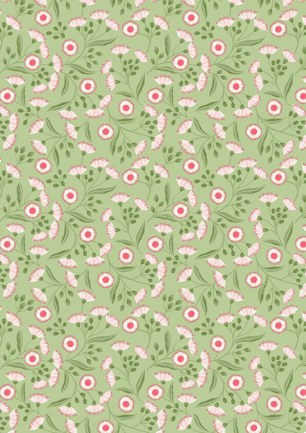 Botanical Oasis - Tropical Flower - Green - A984C