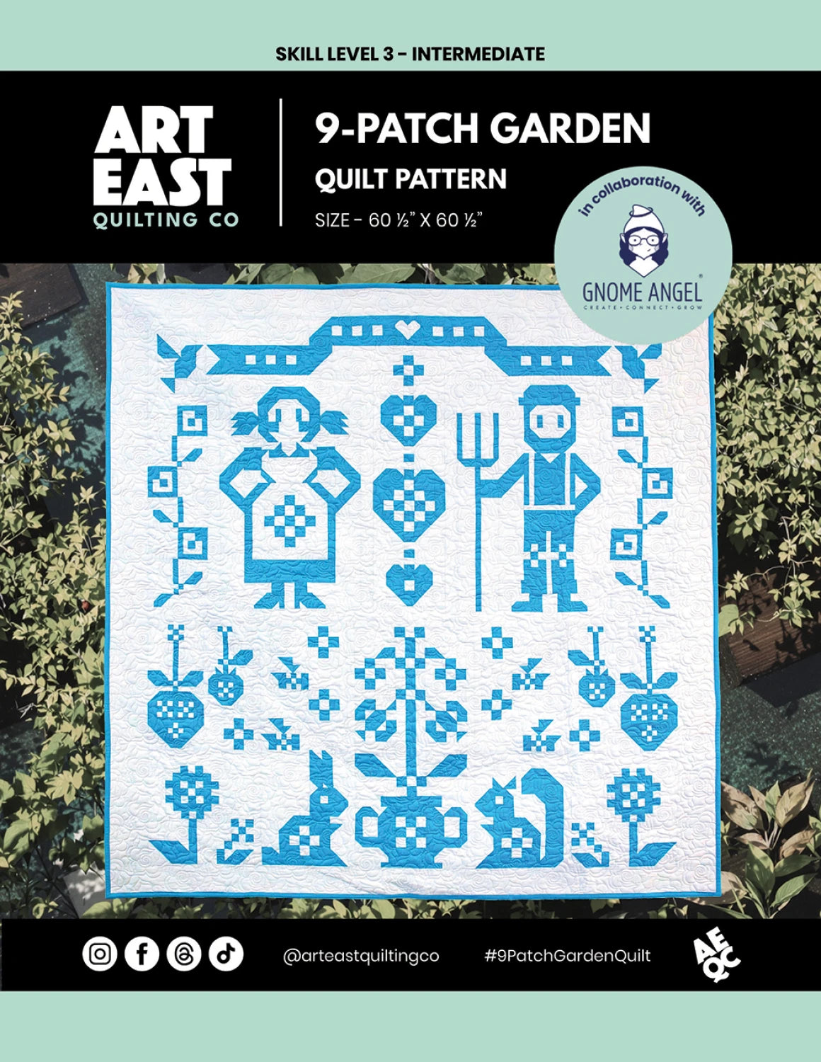 9-Patch Garden Quilt - Art East Quilting Co.
