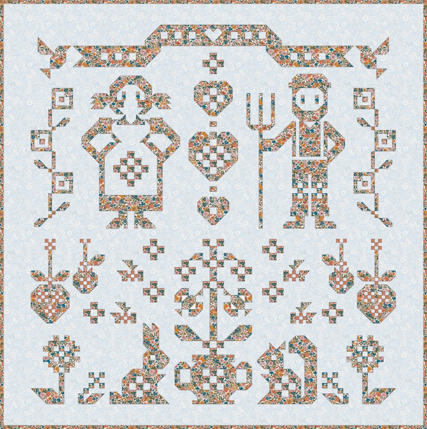 9-Patch Garden Quilt - Art East Quilting Co.