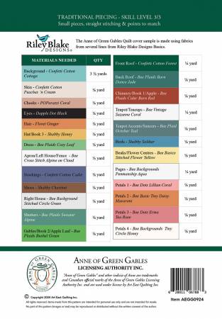 Anne of Green Gables - Art East Quilting