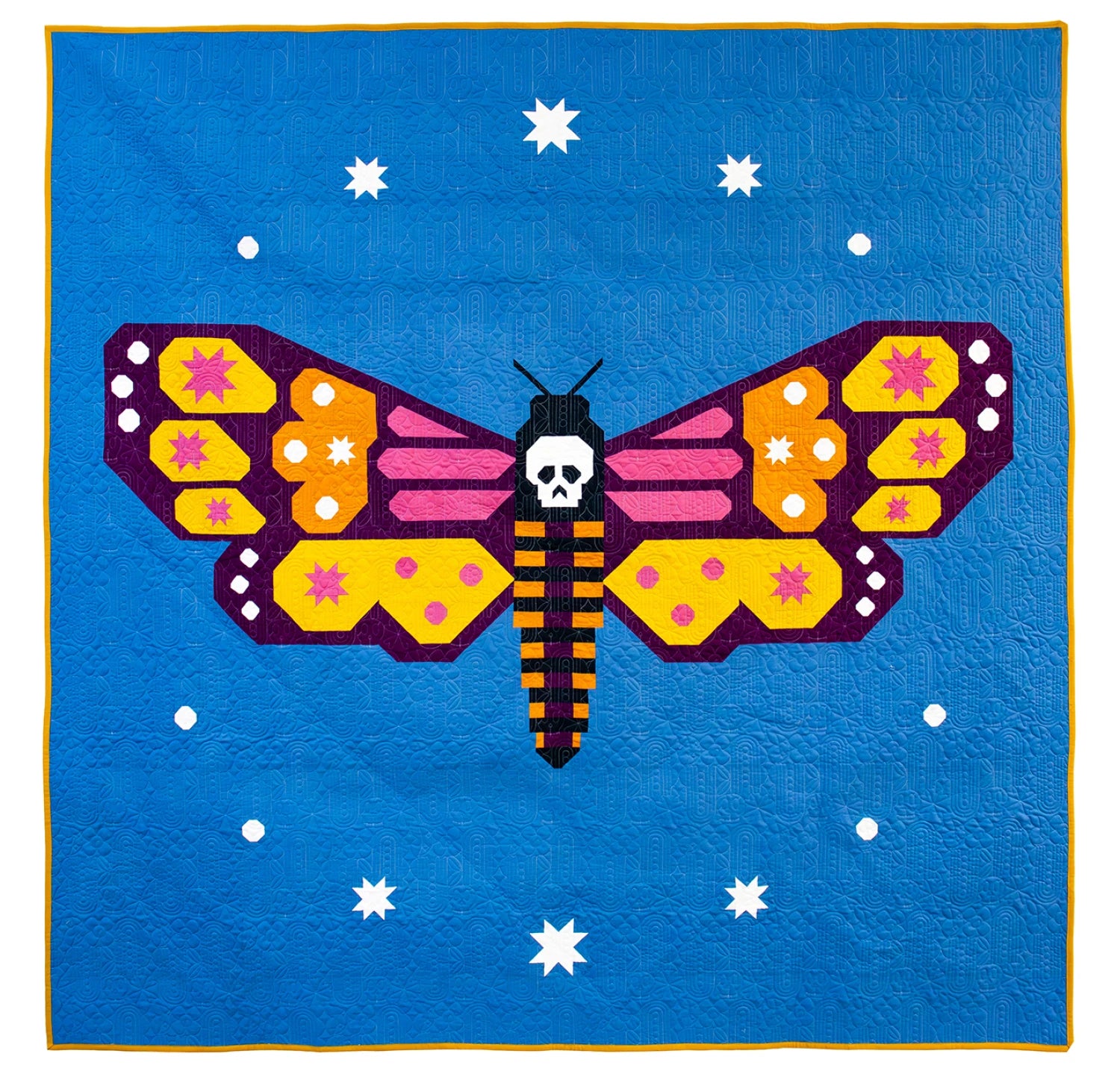 Night Flutter A Moth Quilt Pattern - Art East Quilting Co.