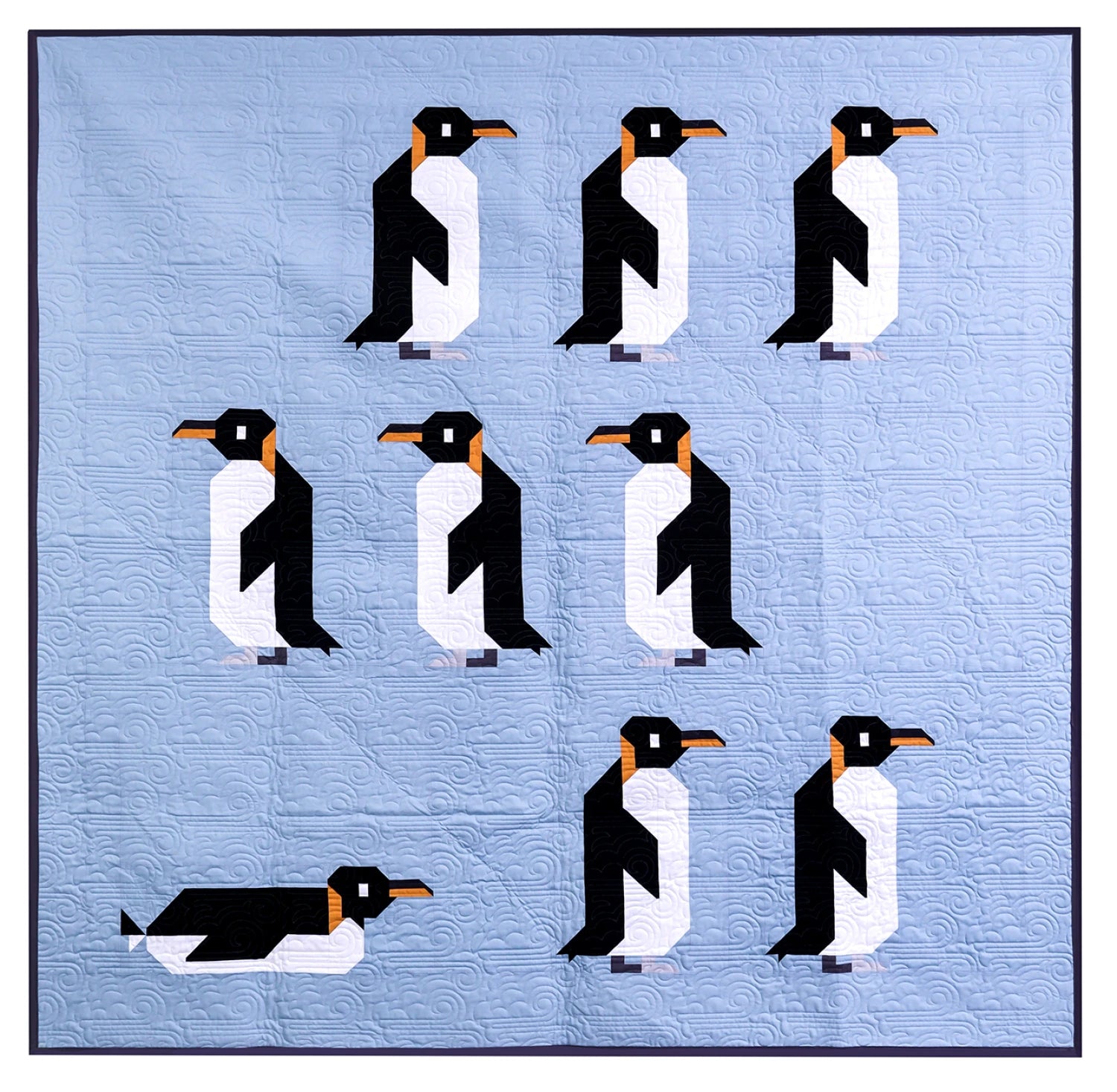 Waddle Brigade - A Penguin Quilt Pattern - Art East Quilting Co.