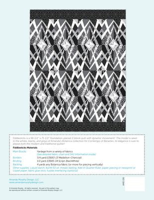 Fiddlesticks Quilt Pattern by Amanda Murphy