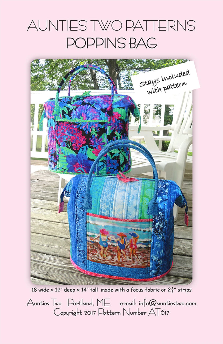 Poppins Bag - Aunties Two Pattern