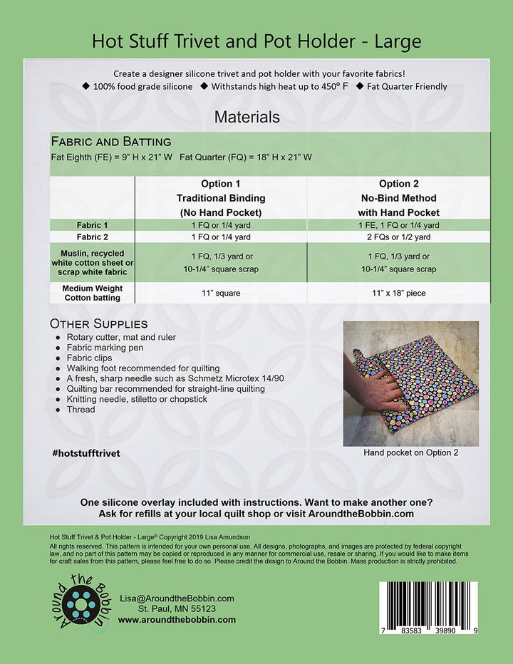 Hot Stuff Trivet and Pot Holder Large