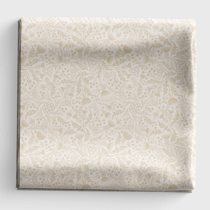 A Celtic Summer - Celtic Thistle - Cream on Cream - A990A