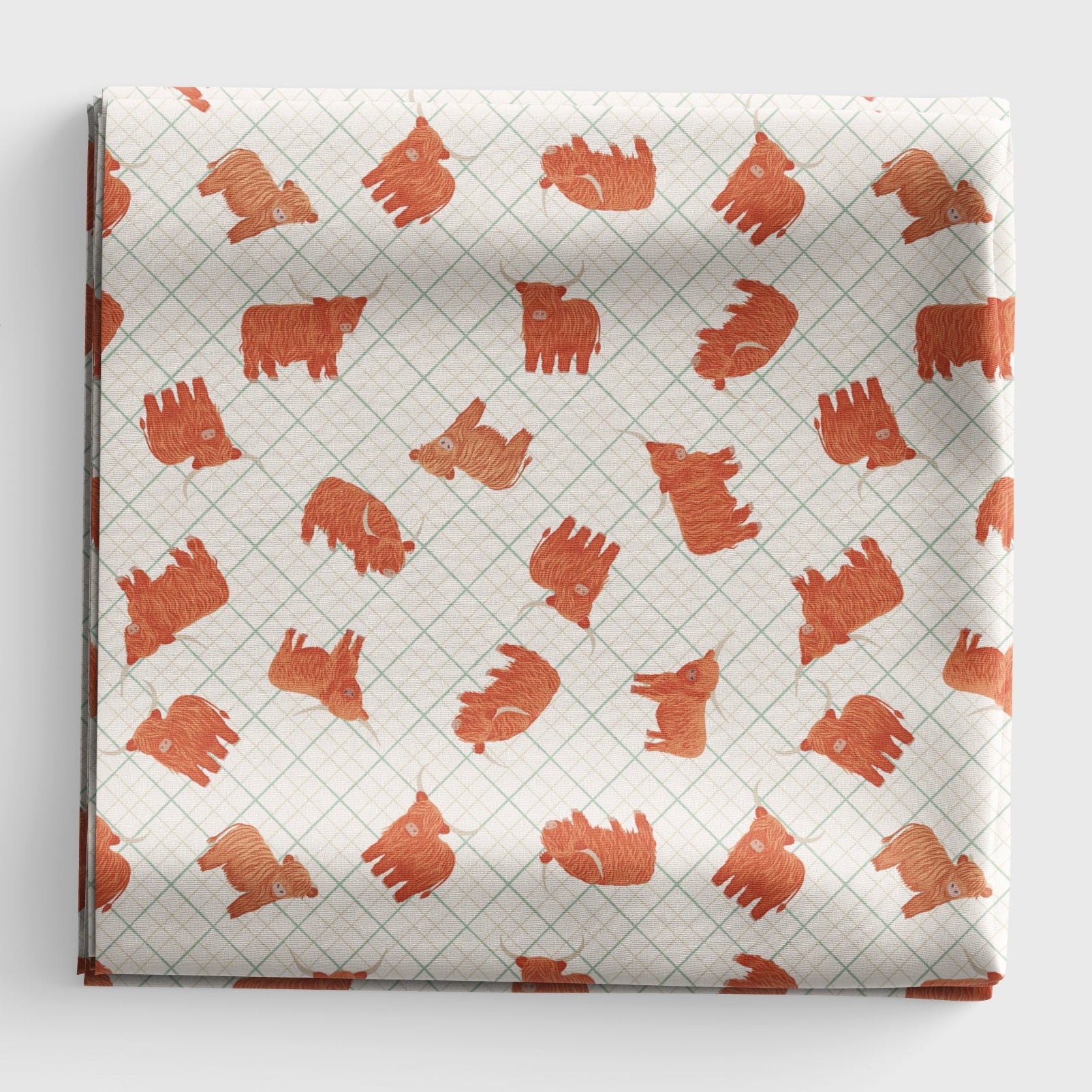 A Celtic Summer - Highlands Check - Cream - A992A