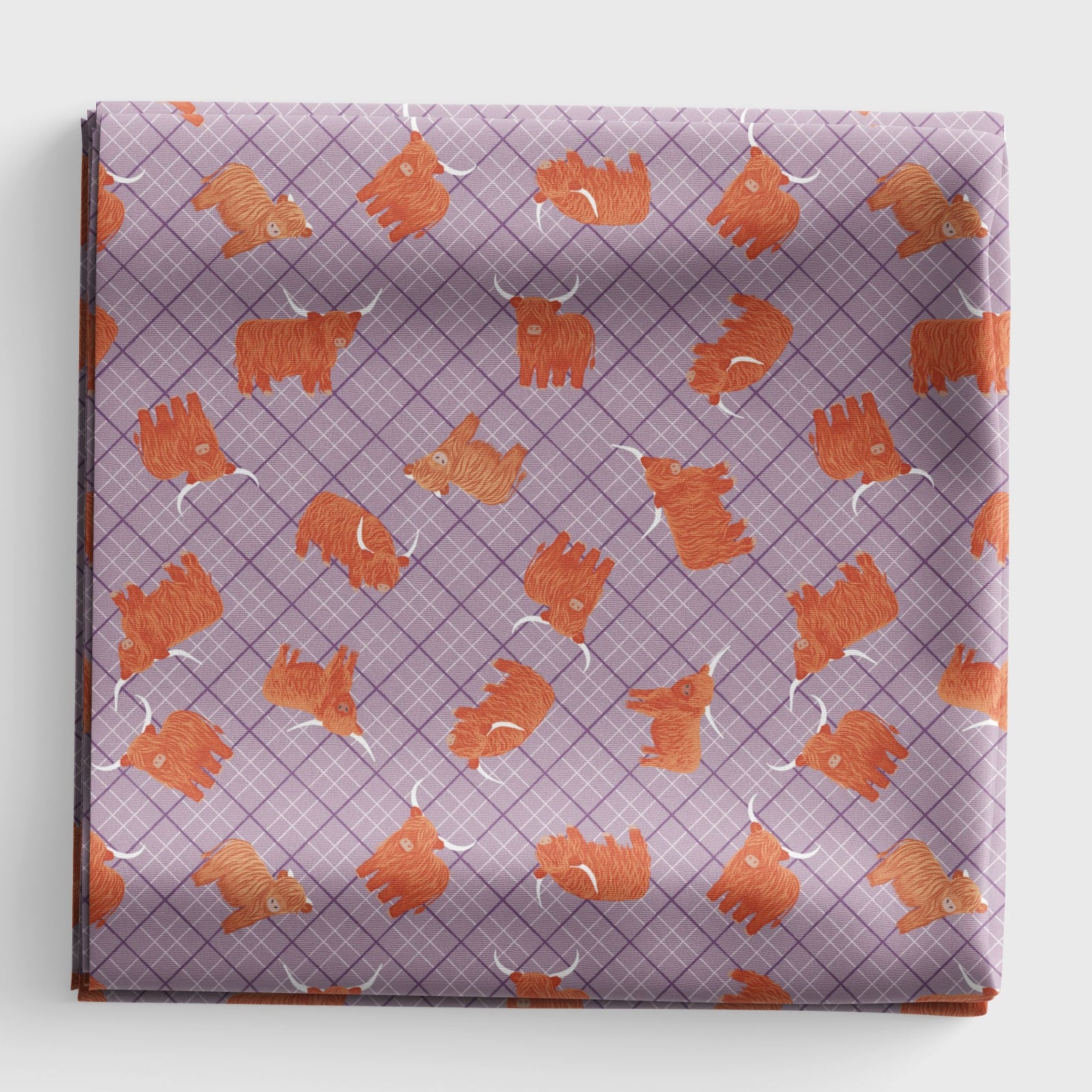 A Celtic Summer - Highlands Check - Heather - A992C