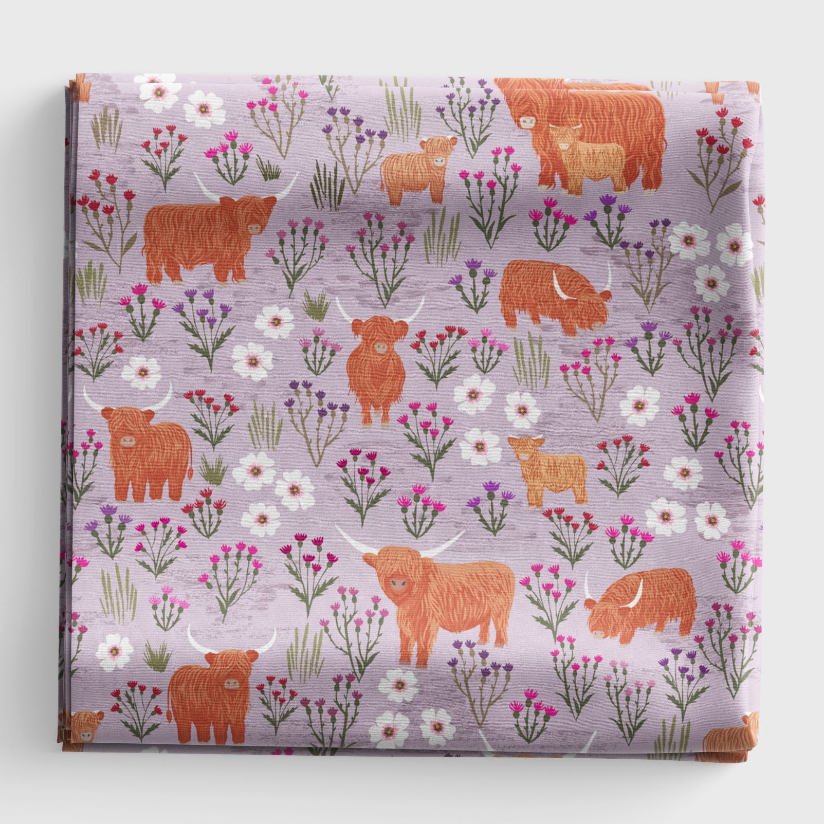 A Celtic Summer - Summer Meadow - Highland on Light Heather - A987C