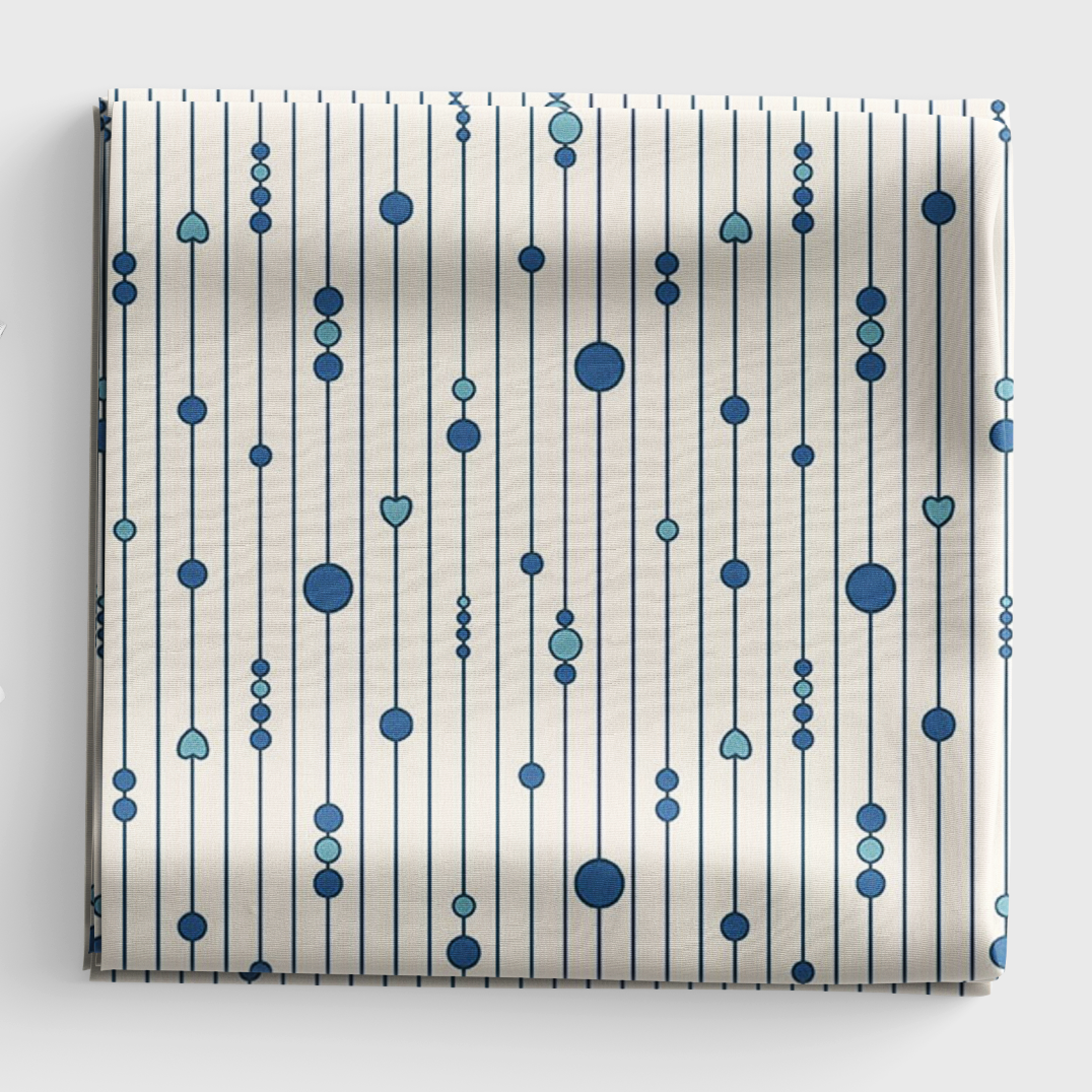 A Song To Sing - Fairy Curtains - Ecru Oxford - A-1706-LB