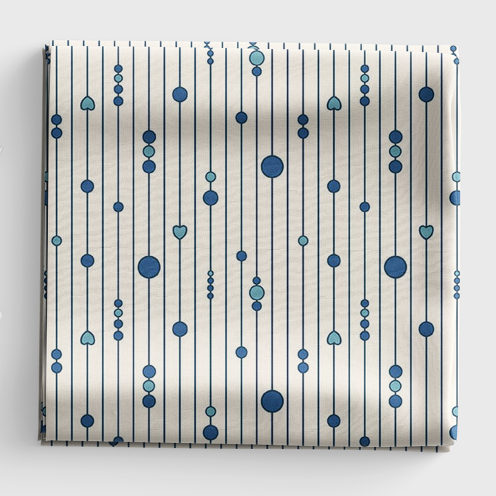 A Song To Sing - Fairy Curtains - Ecru Oxford - A-1706-LB