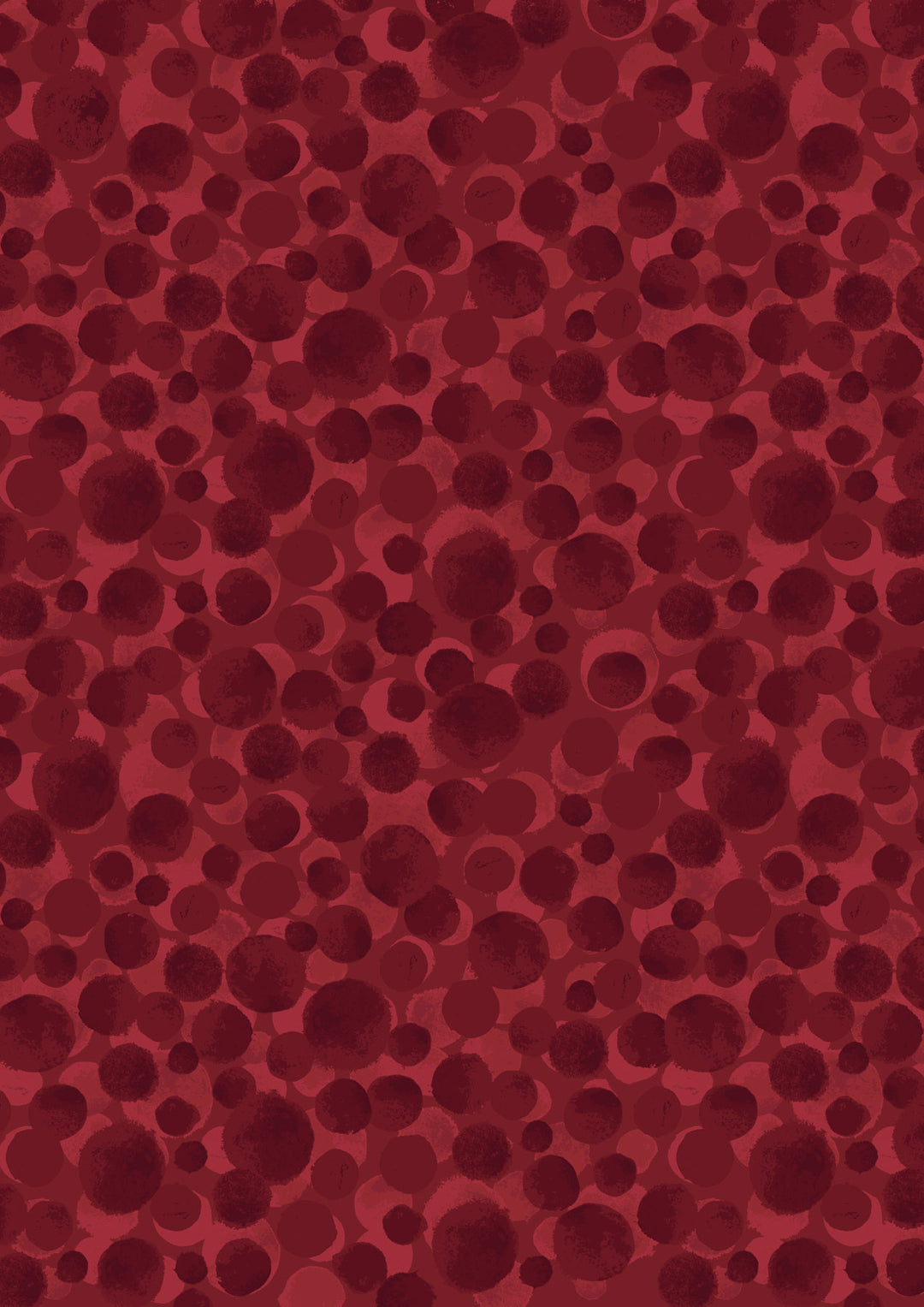 Bumbleberries - Dark Red - BB026 - Lewis & Irene