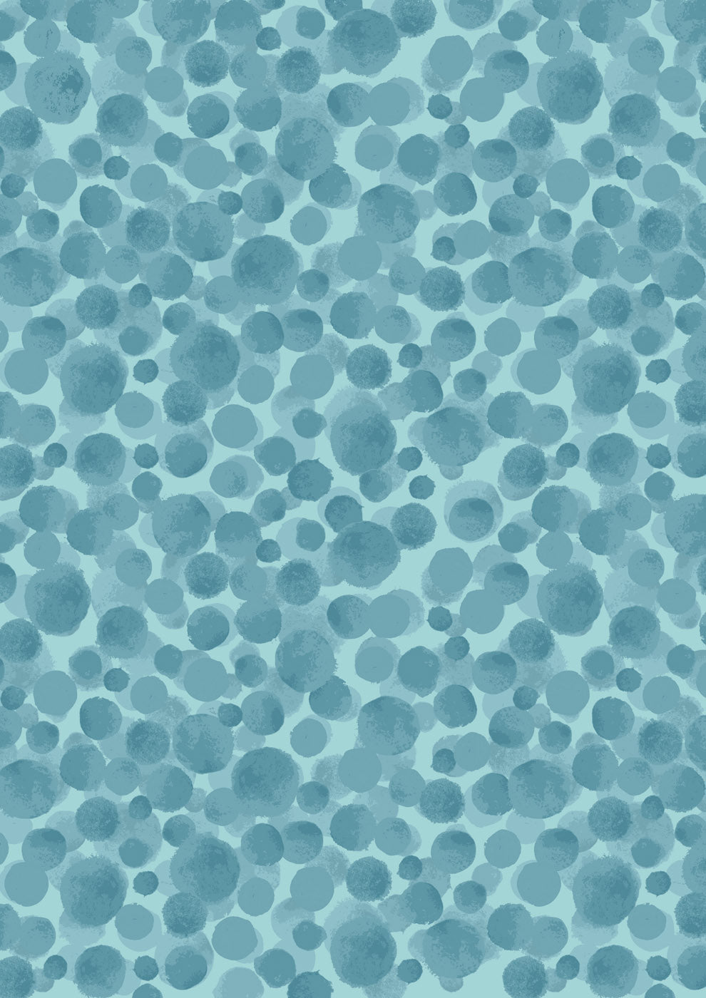 Jardin d'Hiver - Bumbleberries Flannel - Polar Blue - BBF10
