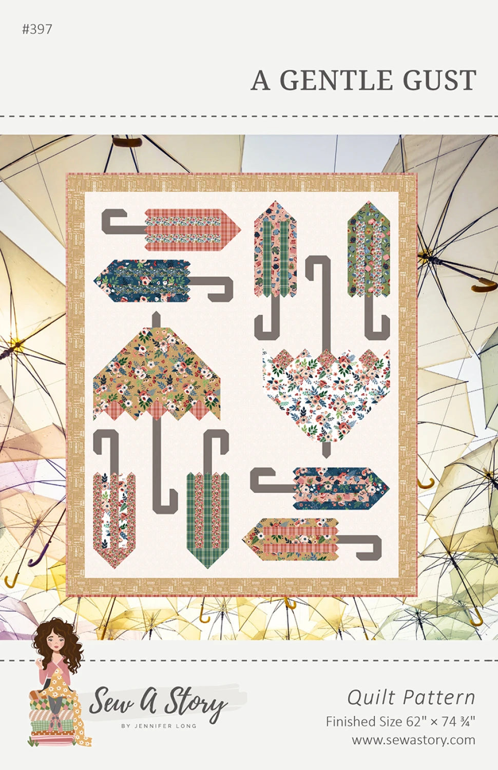A Gentle Gust Quilt Pattern - Sew A Story by Jennifer Long