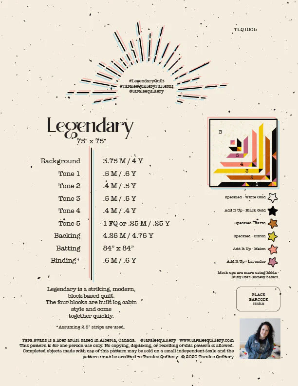 Legendary Quilt Pattern