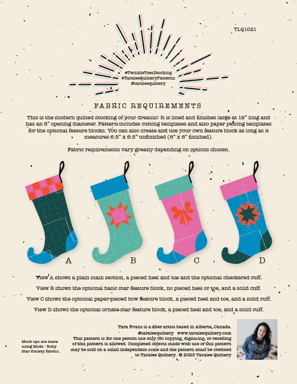 Twinkle Toes Stocking Pattern