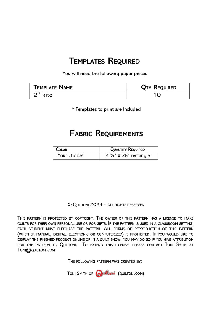 English Paper Piecing: Dimensional D10 - Quiltoni