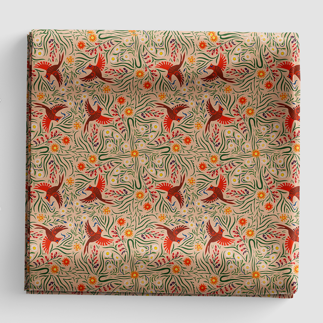 Backyard Wonder - Carefree Cardinals - Pink - PWAT005.PINK